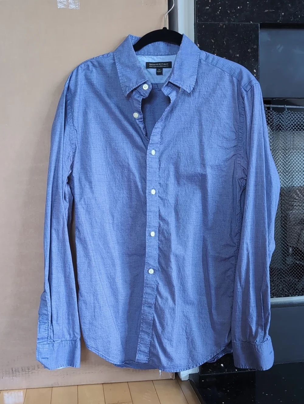 Banana Republic🔹Soft Wash Tailored Slim Fit🔹Mythic Blue🔹M